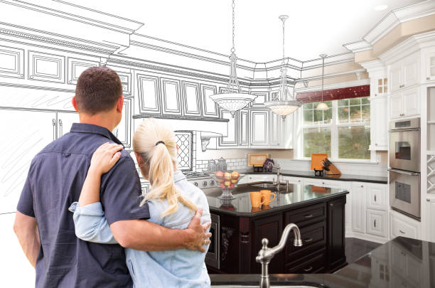 Professional Kitchen Island Installation technician working in Osseo, WI